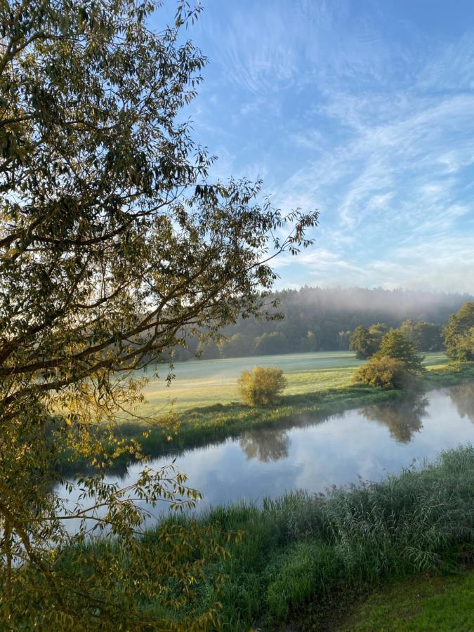Idyllische Ferienwohnungen In Mossendorf Blick Zur Naab Burglengenfeld Luaran gambar